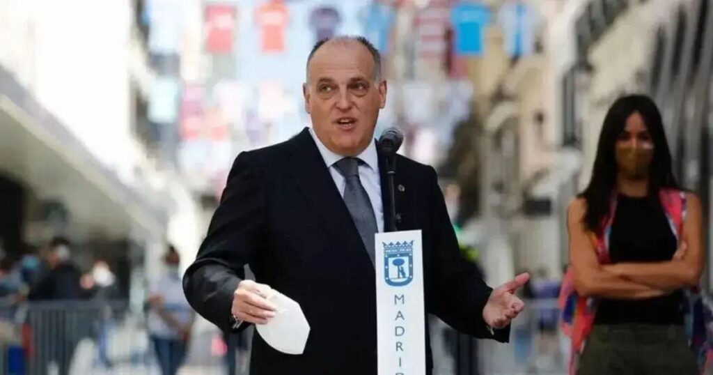 Javier Tebas critica vídeos da Real Madrid TV: possíveis sanções à vista