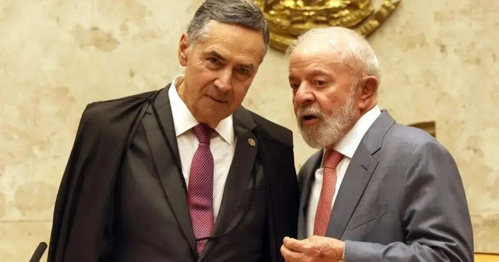 Lula e Barroso discutem resposta a carta de Trump em conversa