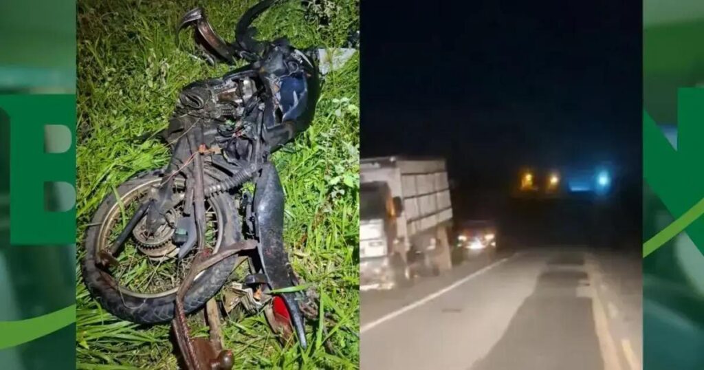 Motociclista morre após colisão com caminhão na BR-324 em Riachão do Jacuípe