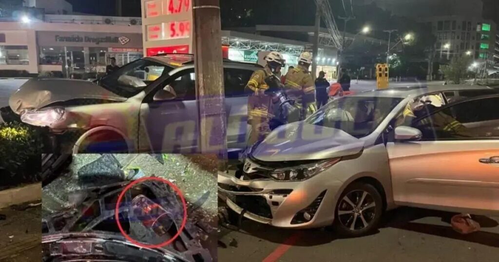 Motorista embriagado em Porsche causa acidente grave e foge no Itaigara