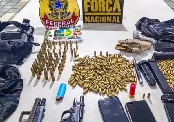 Polícia apreende arsenal de armas no sul da Bahia durante operação
