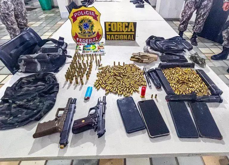 Polícia Federal e Força Nacional apreendem arsenal em ação em Porto Seguro