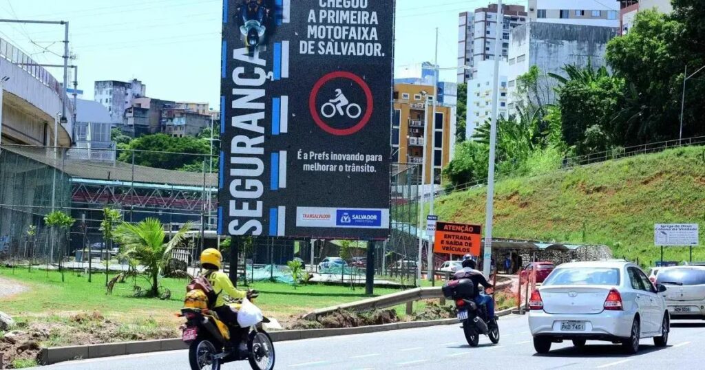Redução de 37% nas mortes de motociclistas no trânsito de Salvador em 2025