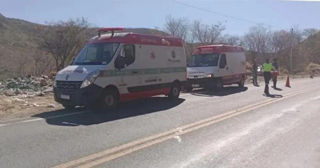 Um grave acidente na BR-030 em Guanambi deixa um morto e dois feridos