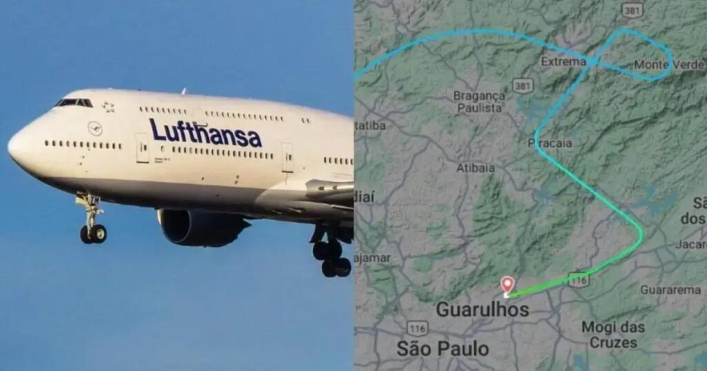 Urgente: Boeing 747 da Lufthansa realiza pouso de emergência em Guarulhos
