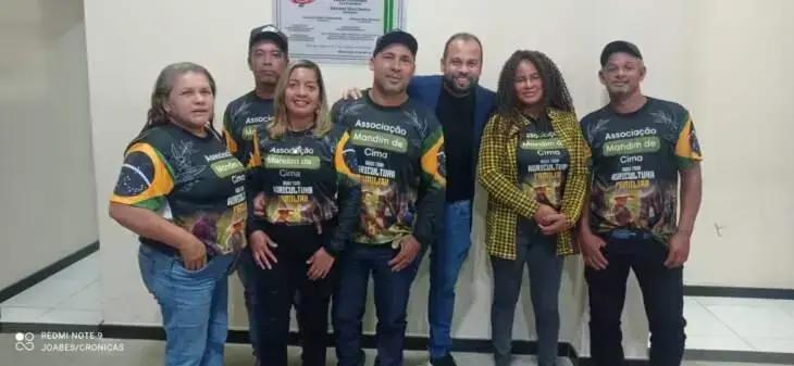 Agradecimento do Mandim de Cima ao Vereador Paulo Almeida pela aquisição de trator