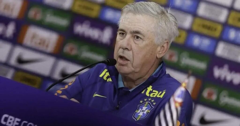 Ancelotti deixa Vinicius Júnior de fora e traz Rodrygo e Militão para a Seleção