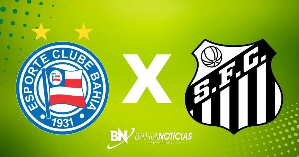Bahia x Santos: prováveis escalações, horário e onde assistir ao vivo