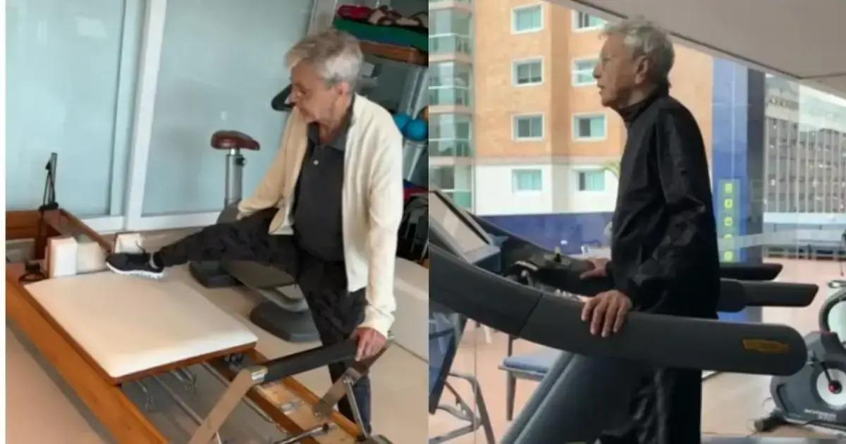 Caetano Veloso revela rotina de exercícios aos 83 anos e agradece presente