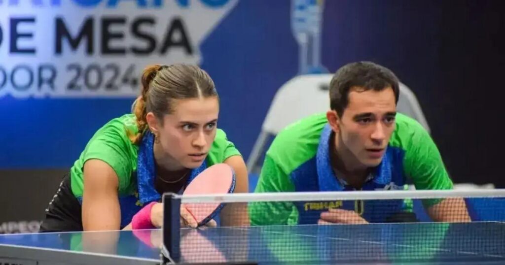 Hugo Calderano e Bruna Takahashi conquistam 10ª posição no ranking de duplas mistas