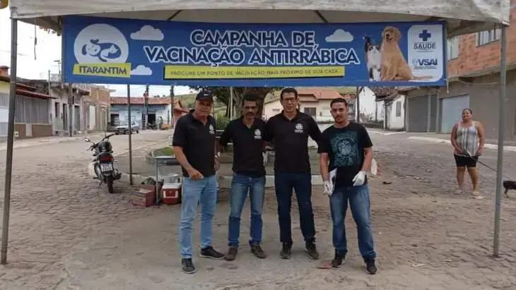 Itarantim dá início à campanha de vacinação antirrábica para pets