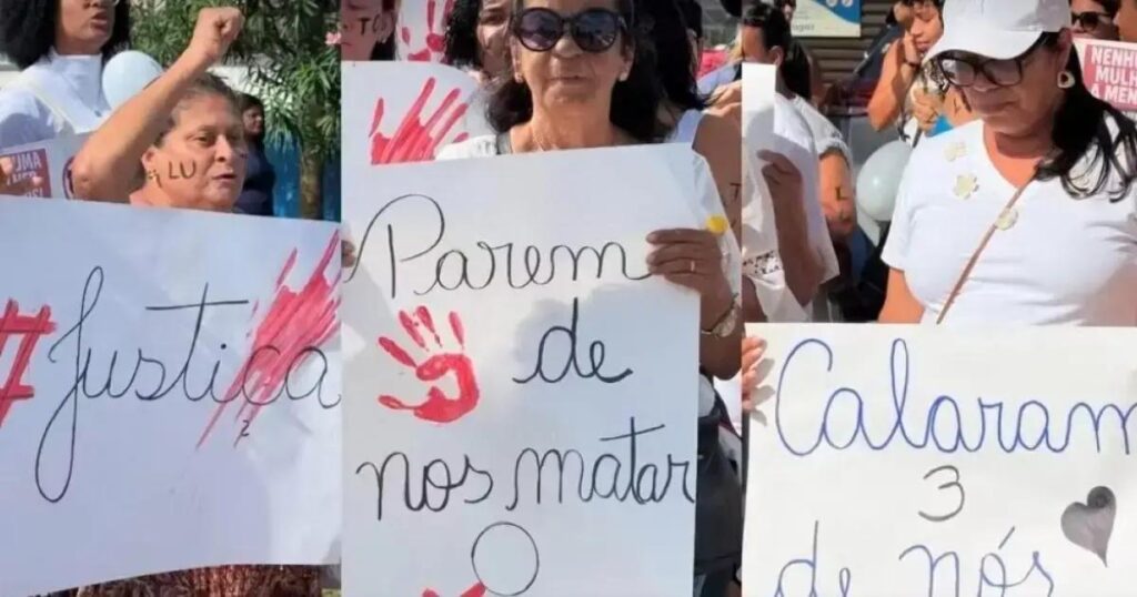 Moradores de Ilhéus realizam protesto por justiça após mortes de três mulheres