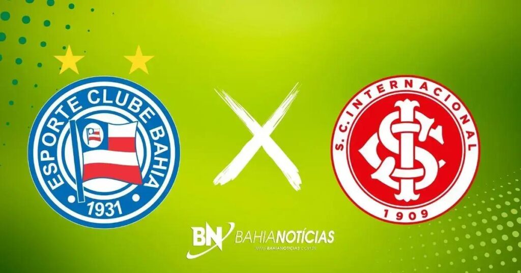 Bahia x Internacional: prováveis escalações, horário e onde assistir