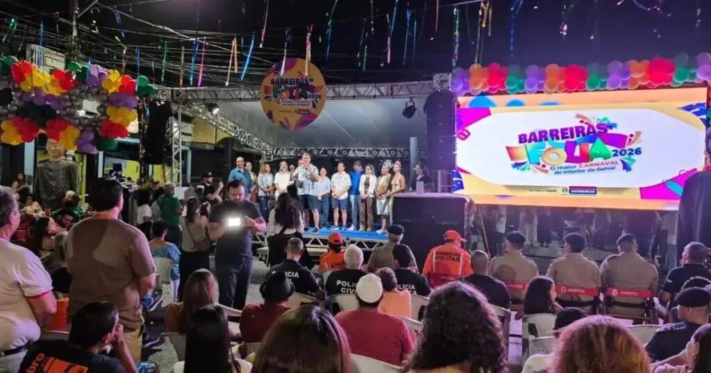 Barreiras Folia 2026: prefeitura antecipa lançamento com Psirico e La Fúria
