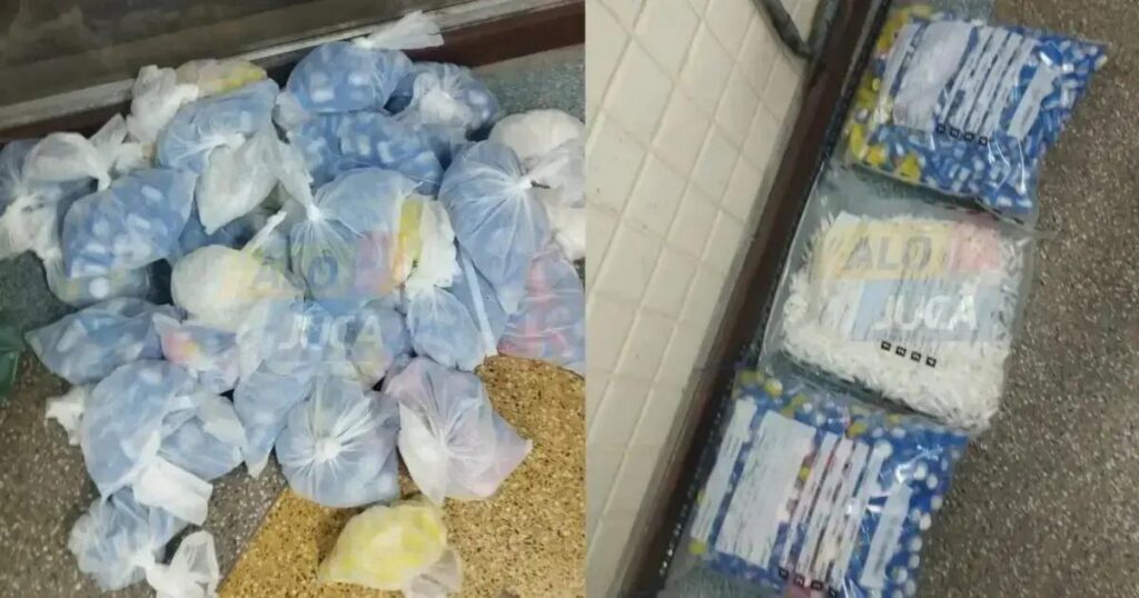Homem é preso com mais de mil pinos de cocaína em Tancredo Neves