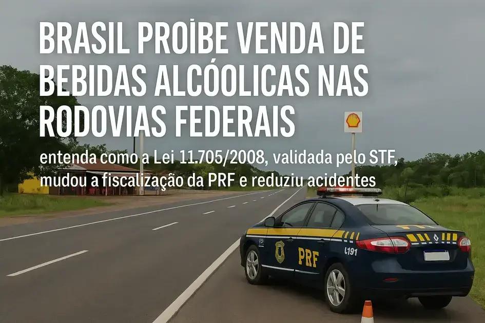 Lei Seca nas rodovias: entenda a proibição e como a PRF fiscaliza
