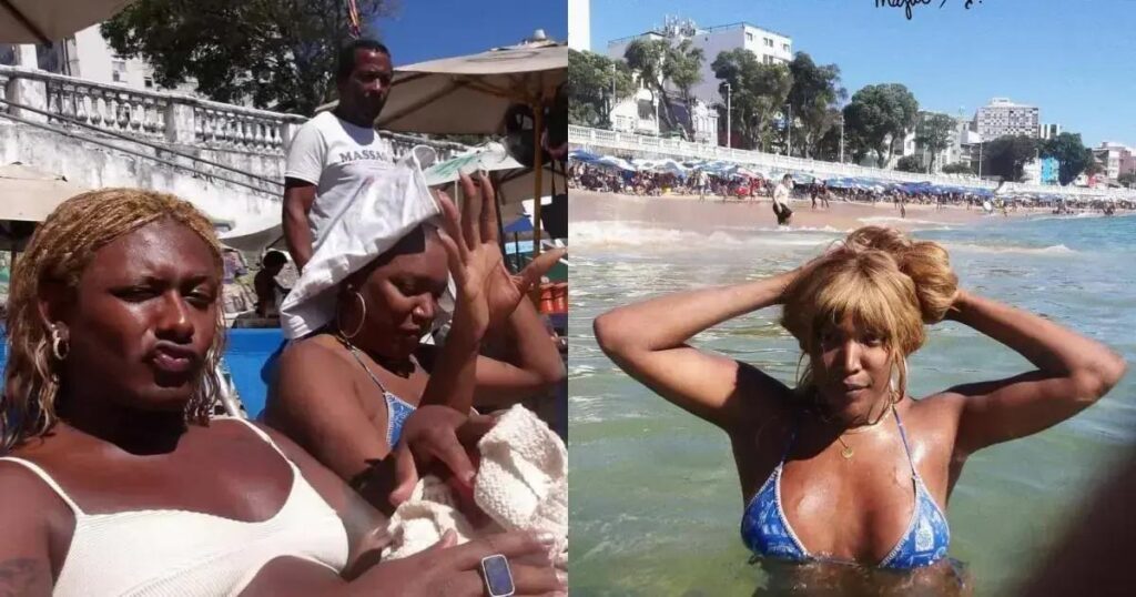 Liniker curte praia em Salvador com Majur no Porto da Barra; veja fotos