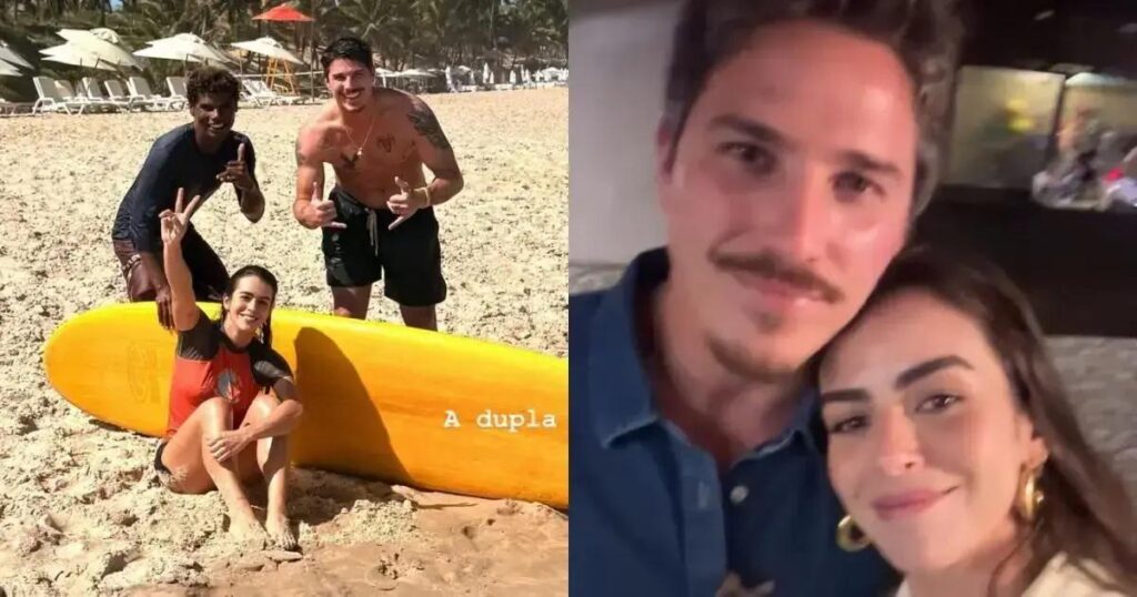 Mari Saad e Romulo Arantes Neto curtem Costa do Sauípe e torneio de tênis