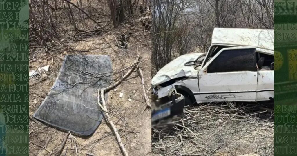 Mulher morre e quatro pessoas ficam em estado grave em acidente na BA-148