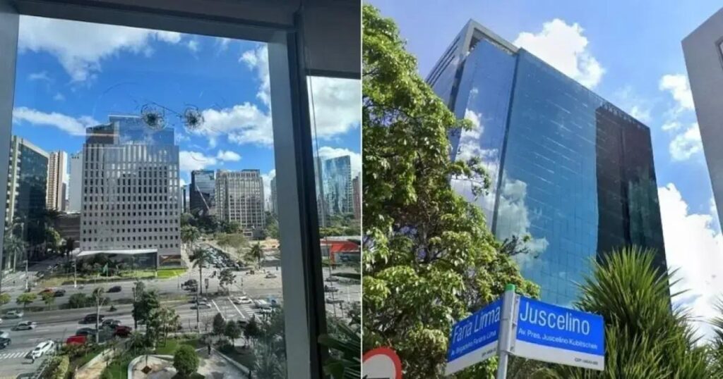 Polícia investiga tiro contra prédio do Bradesco BBI na Faria Lima