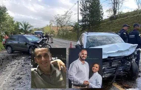 Policial militar e advogado morrem em acidente na BR-101 em Camacã