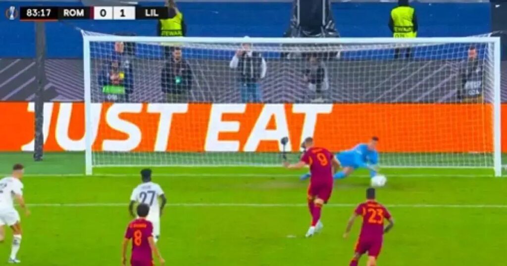 Roma perde três pênaltis seguidos e Lille vence na Liga Europa