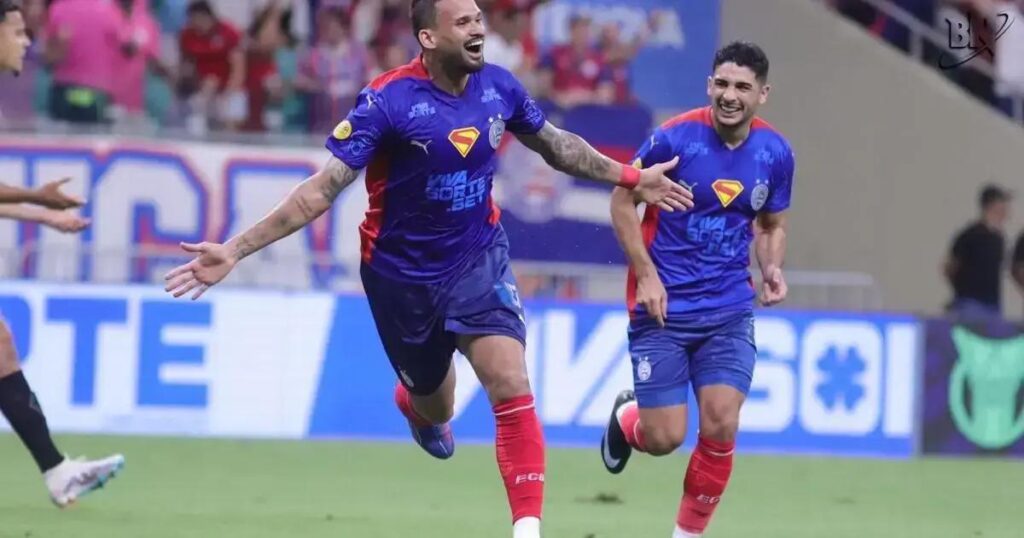 Willian José celebra goleada do Bahia sobre Grêmio e mira vaga na Libertadores