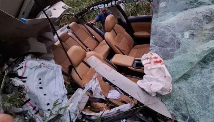 Acidente grave envolve secretário de governo e empresário em Itapetinga