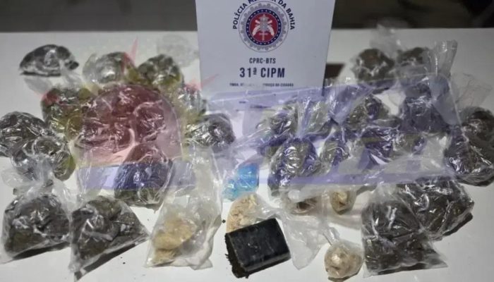 Apreensão de drogas em Valéria: PM realiza operação de segurança