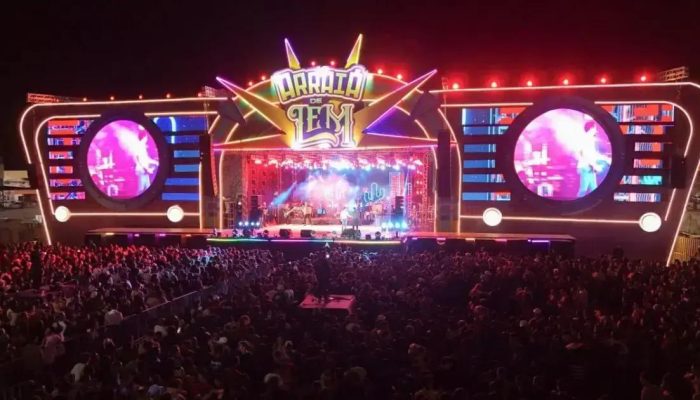 Arraiá de LEM reúne 55 mil pessoas na penúltima noite de shows