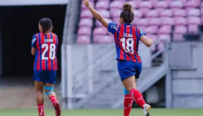 Bahia goleia CRB por 5 a 0 na estreia da Copa Maria Bonita