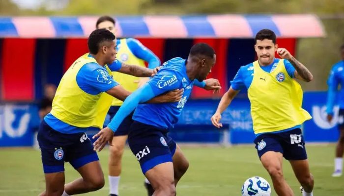 Bahia inicia preparação para enfrentar o Flamengo no Brasileirão