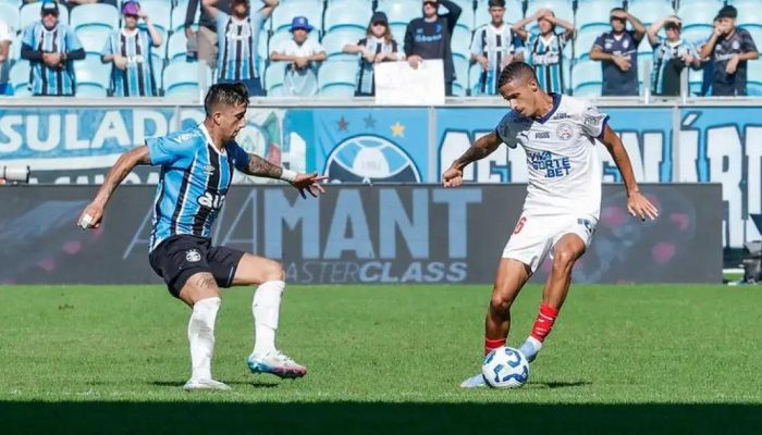Bahia perde para o Grêmio em jogo polêmico do Brasileirão