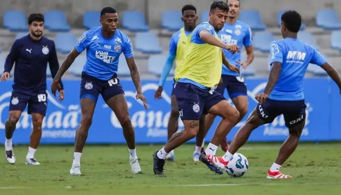 Bahia retorna aos treinos focando no Flamengo neste sábado