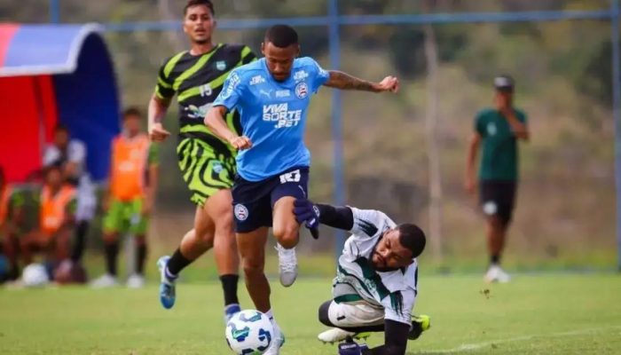 Bahia vence Seleção de Simões Filho com 6 a 0 em jogo-treino