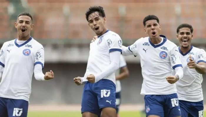 Base do Bahia marca 34 gols em 5 jogos e mostra força das categorias de base