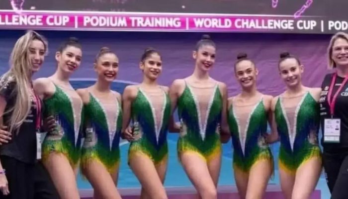 Brasil conquista ouro na Copa do Mundo de Ginástica Rítmica em Portimão