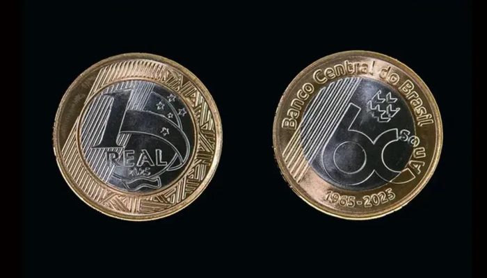 Brasil Lança Moeda Comemorativa de R$ 1 Celebrando os 60 Anos do BC
