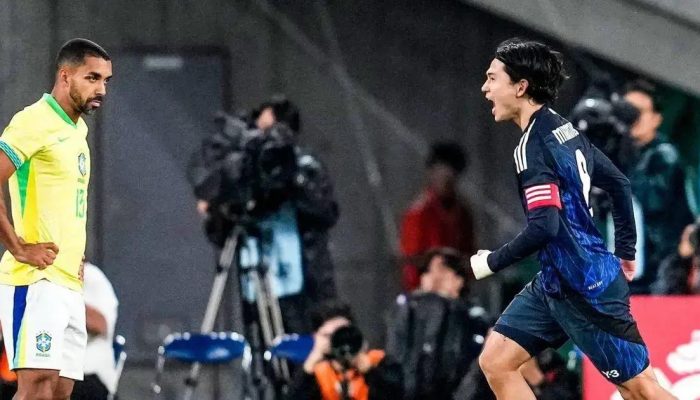 Brasil sofre virada histórica do Japão em amistoso internacional em Tóquio