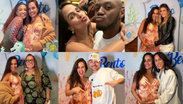 Carol Peixinho e Thiaguinho celebram chá de bebê surpresa recheado de carinho