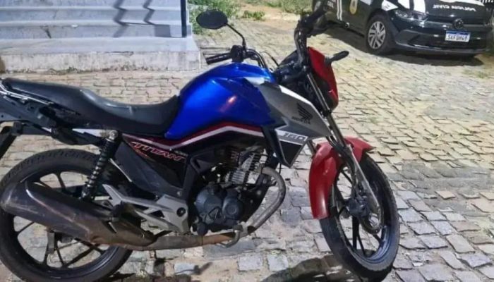 CIPE Sudoeste recupera moto roubada durante operação em Igaporã