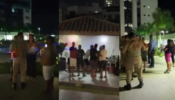 Confraternização com música ao vivo causa tumulto em condomínio de Salvador