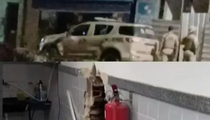 Criminosos abrem buraco em lotérica e furtam mais de R$ 100 mil