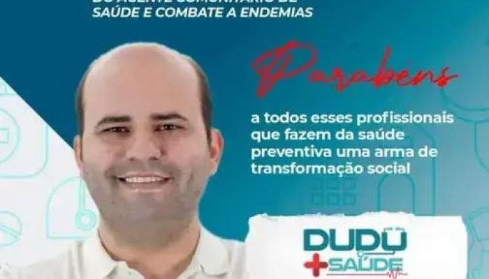 Dudu dos Tutas homenageia agentes de saúde em Itarantim no Dia Nacional