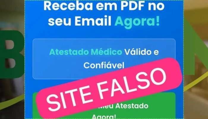 Empresa falsifica domínio da Vitalmed e vende atestados médicos por R$ 20