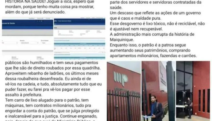 Ex-secretário denuncia corrupção na gestão da prefeita Valéria Silveira