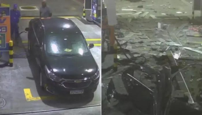 Explosão de carro durante abastecimento deixa uma morte e feridos no Rio