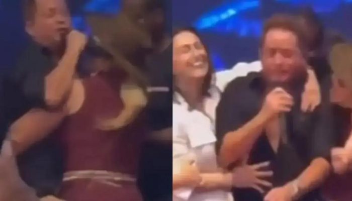 Fã invade palco de Leonardo e levanta discussão sobre segurança nos shows