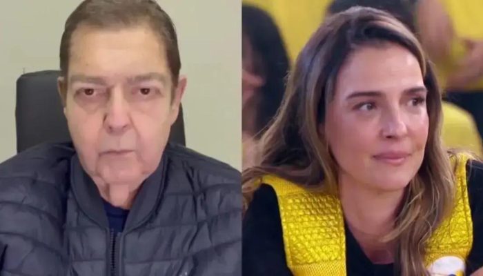 Faustão faz emocionante homenagem à esposa em rara aparição na TV