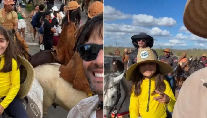 Filha de Ivete Sangalo encanta em Festa de Vaqueiros na Bahia